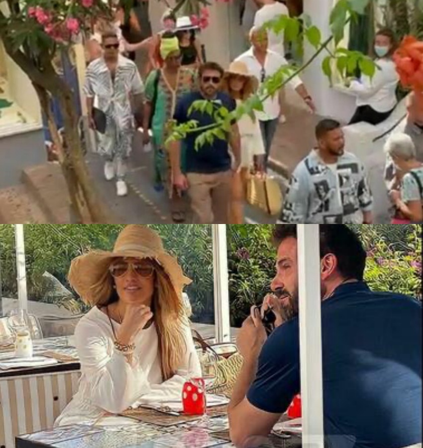 Jennifer Lopez a Capri: cheek to cheek con Ben Affleck e lo yacht da 110Milioni di euro