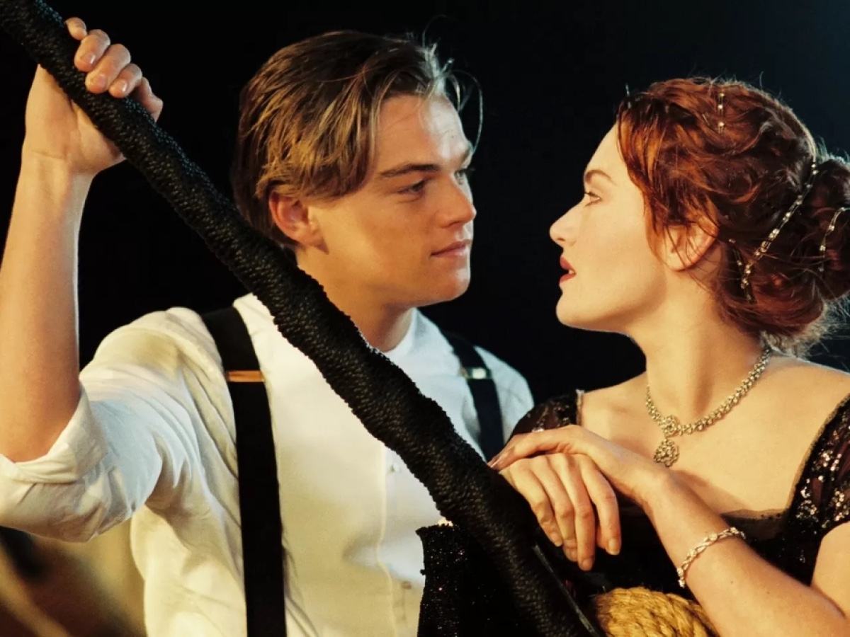 Titanic con Leonardo DiCaprio e Kate Winslet