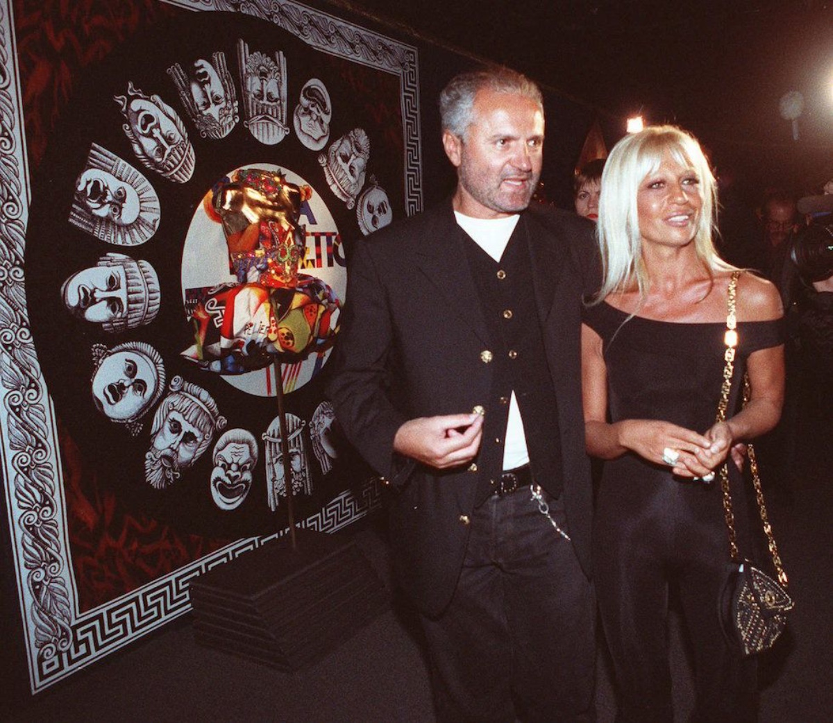 Gianni Versace e Donatella
