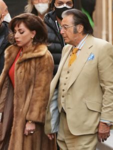 Gaga e Al Pacino sul set