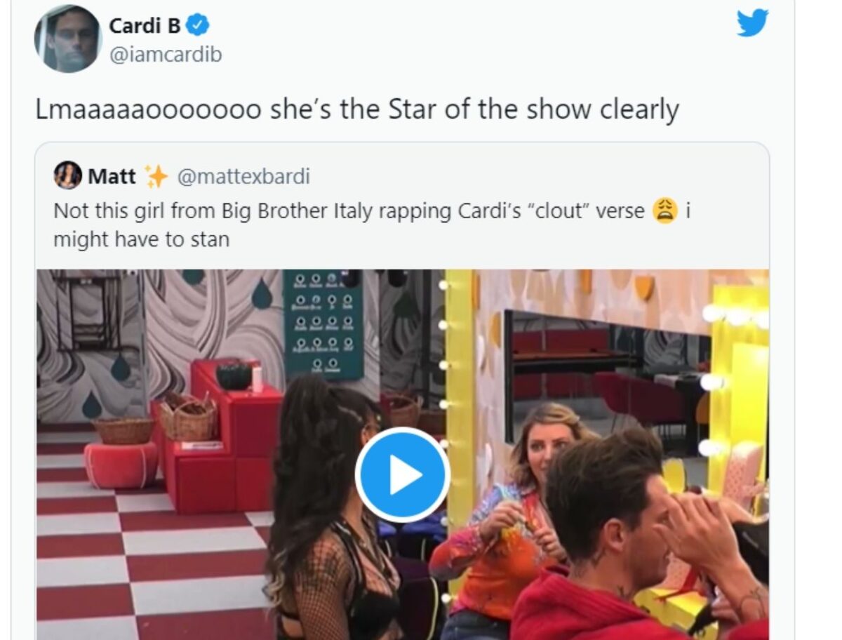 GFVIP: Lulù e Cardi B