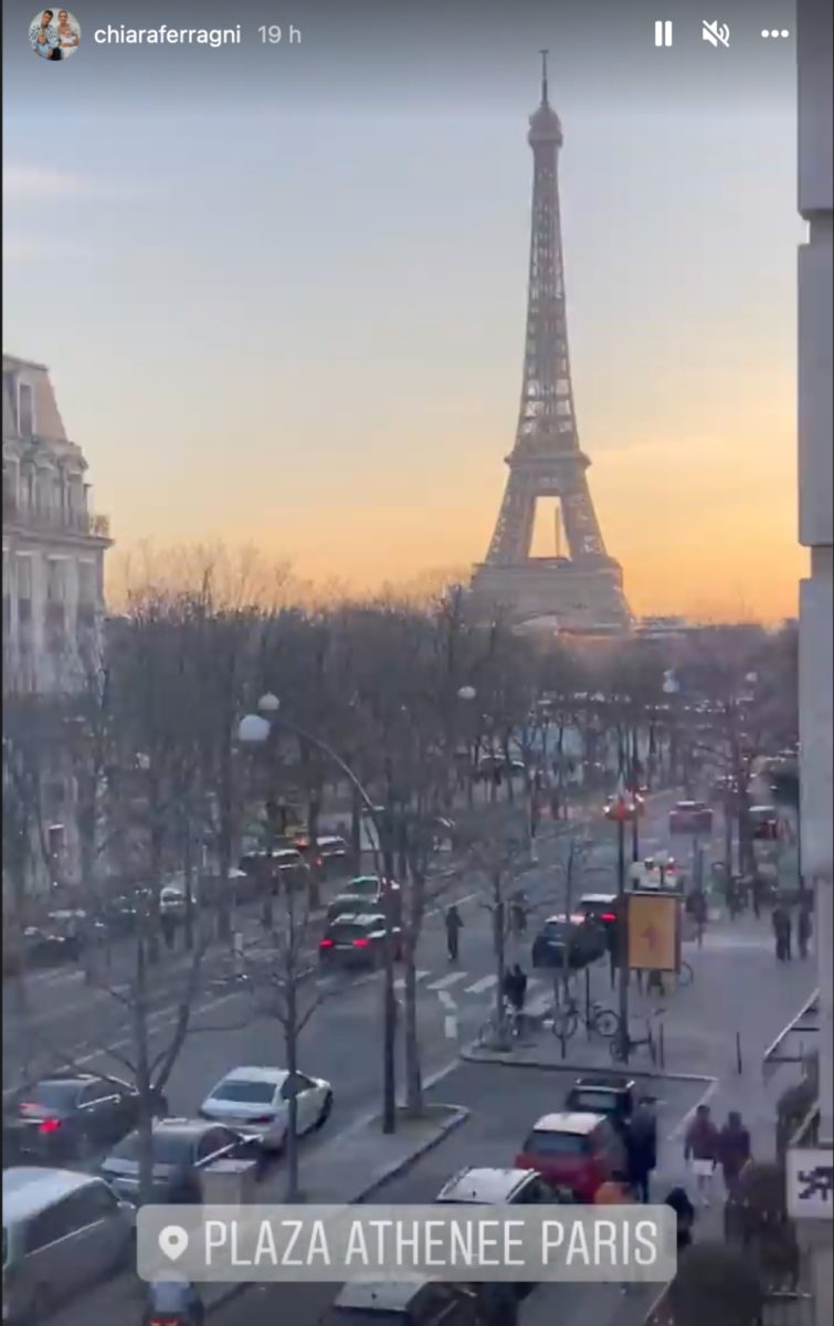 Chiara Ferragni Hotel Lusso Parigi 