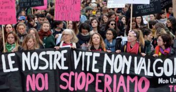 Festa della Donna, “Non una di meno” chiama allo sciopero generale; i motivi