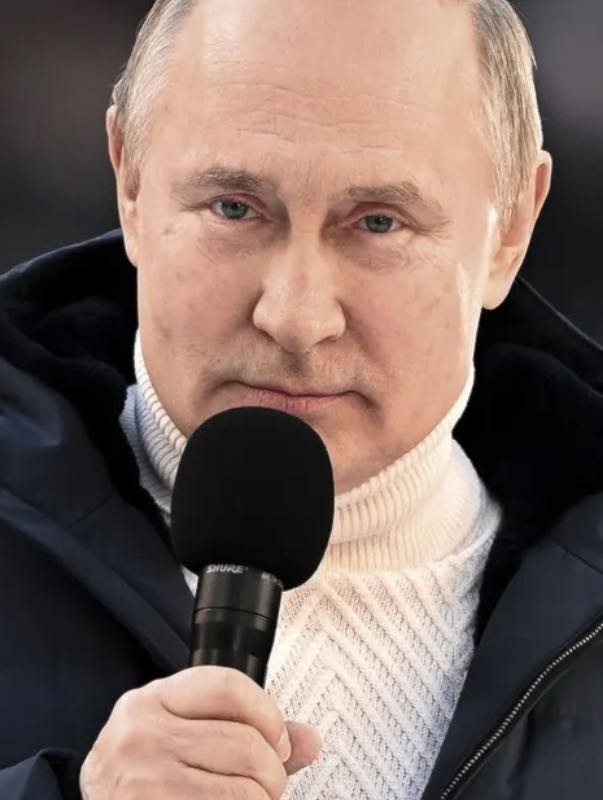 Putin giacca Loro Piana allo stadio di Mosca
