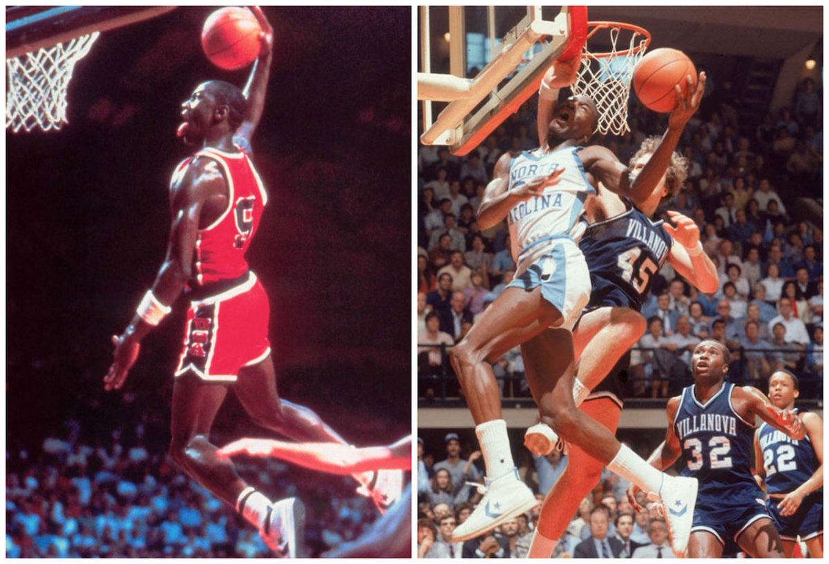 Converse Fastbreak indossata da Michael Jordan