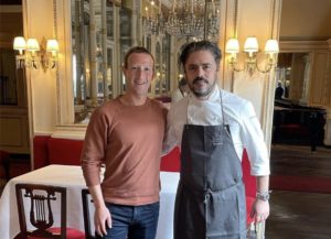 Mark Zuckerberg pranza a Torino: ecco quanto costa il pranzo nel ristorante stellato