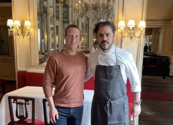 Mark Zuckerberg pranza a Torino: ecco quanto costa il pranzo nel ristorante stellato
