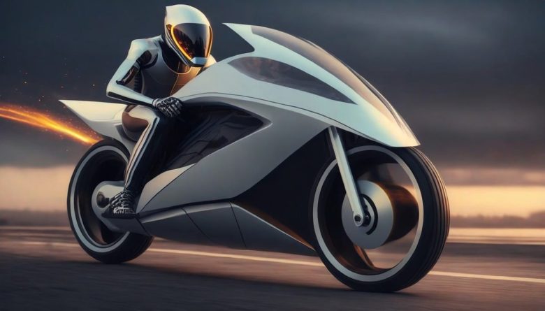 Concept di moto di lusso del futuro