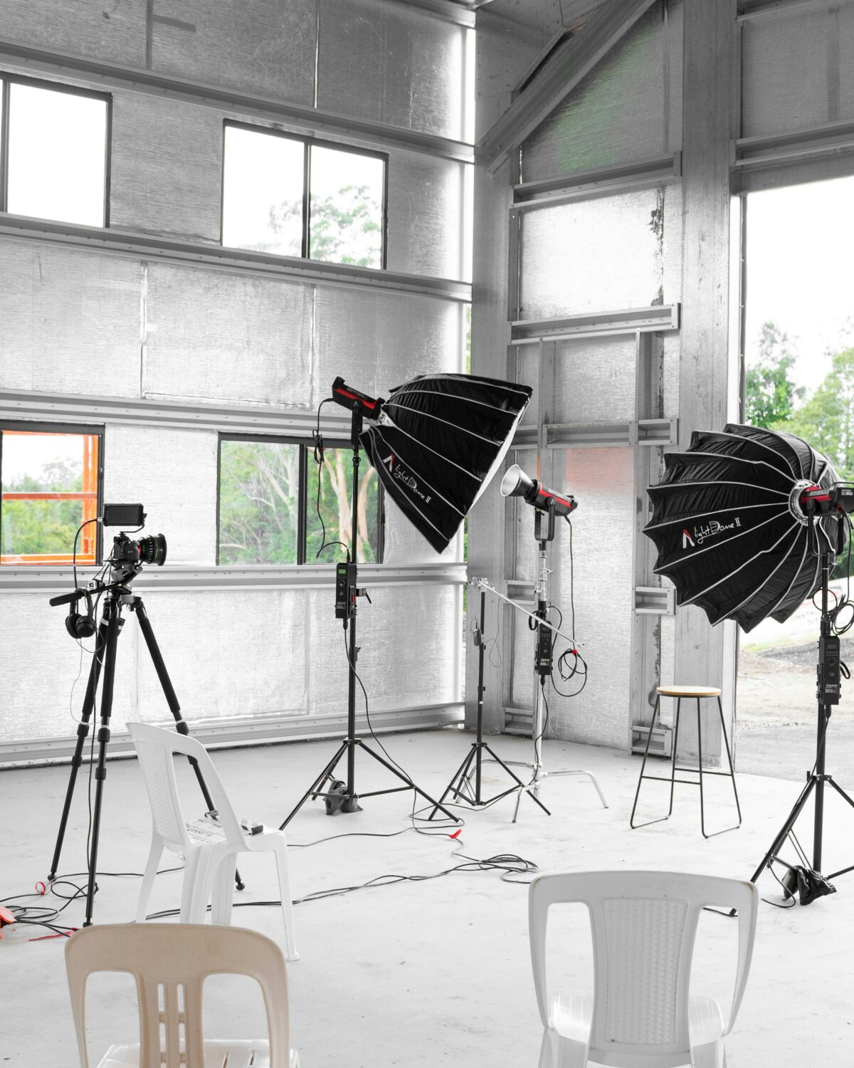set campagna pubblicitaria Prada