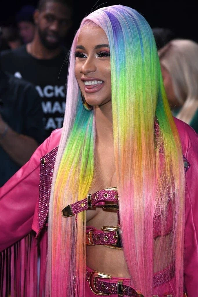 rainbow hair