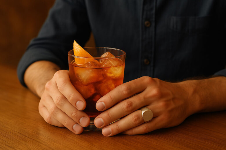 anello argento cocktail
