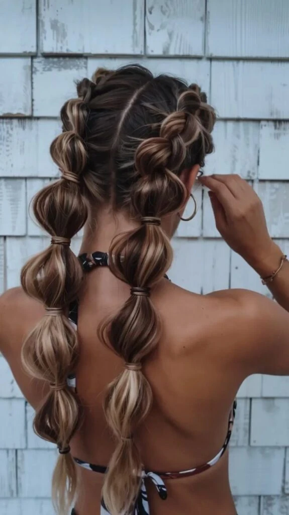 bubble braids
