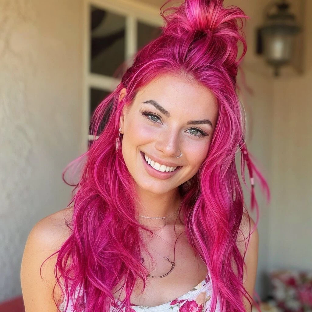 capelli fucsia 