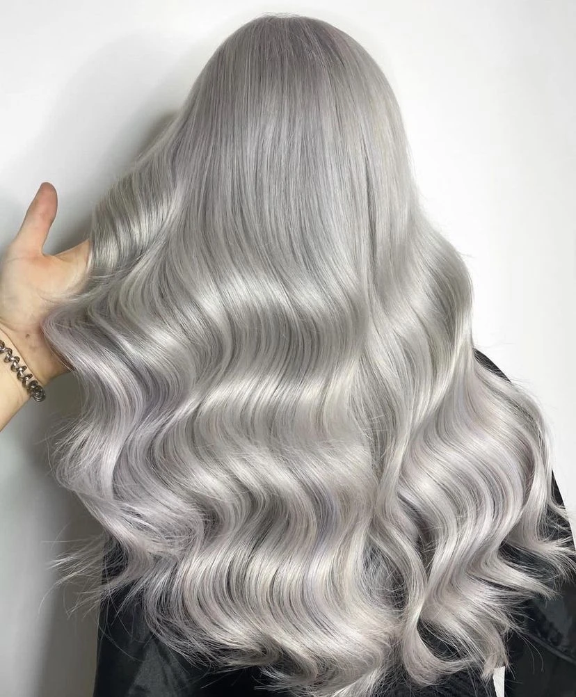 silver hair