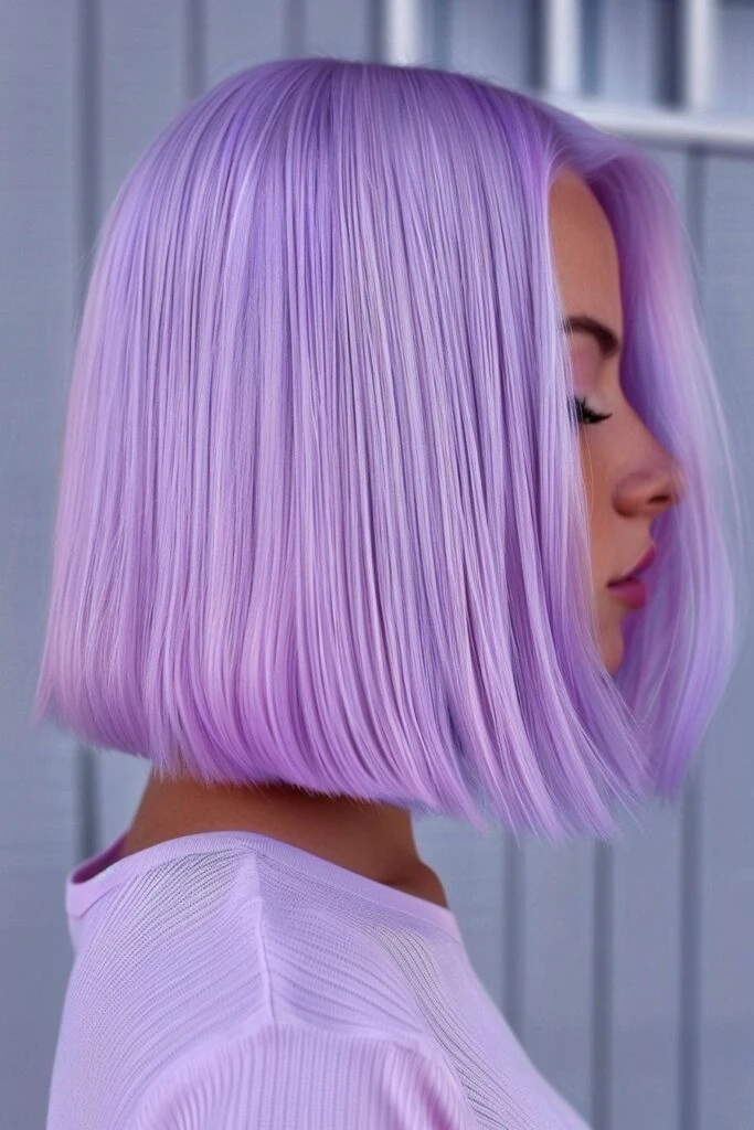 capelli lilla 
