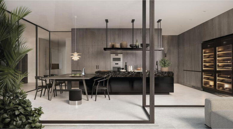 cucina moderna Arclinea Convivium Era System