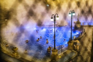 Bathing in Budapest